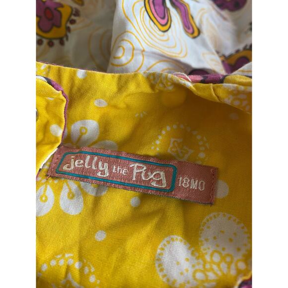 Jelly the Pug colorful dress size 18 mo - Picture 3 of 4